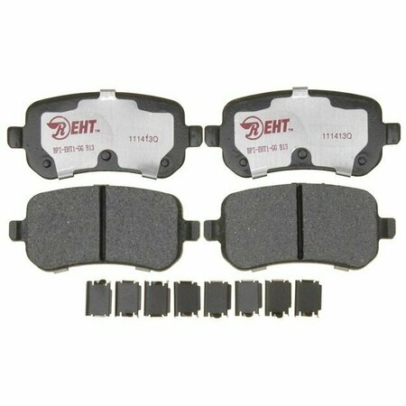 R/M BRAKES BRAKE PADS OEM OE Replacement Hybrid Technology Includes Mounting Hardware EHT1021H